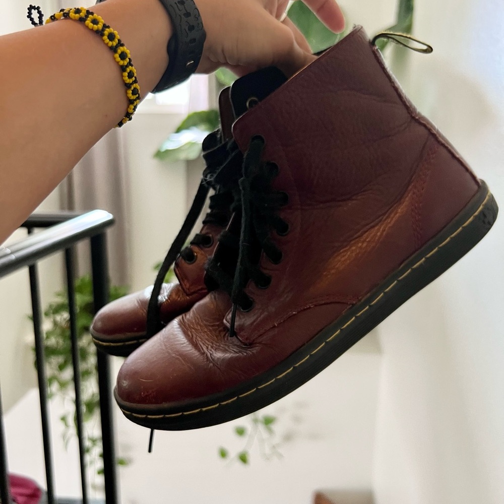 Burgundy Dr Martens